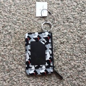 BEAND NEW VERA BRADLEY DOG ZIP ID CASE!
